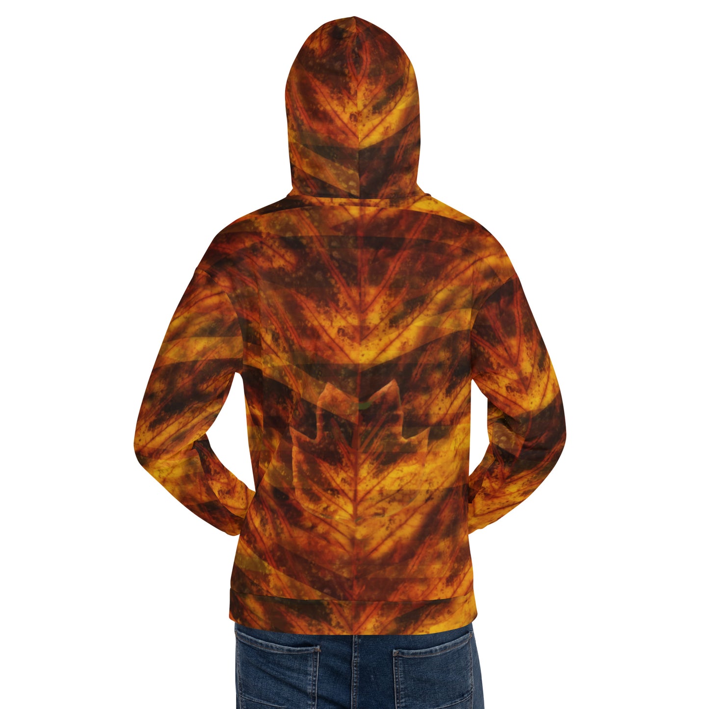 Sweat à capuche Homme "Red Fall"