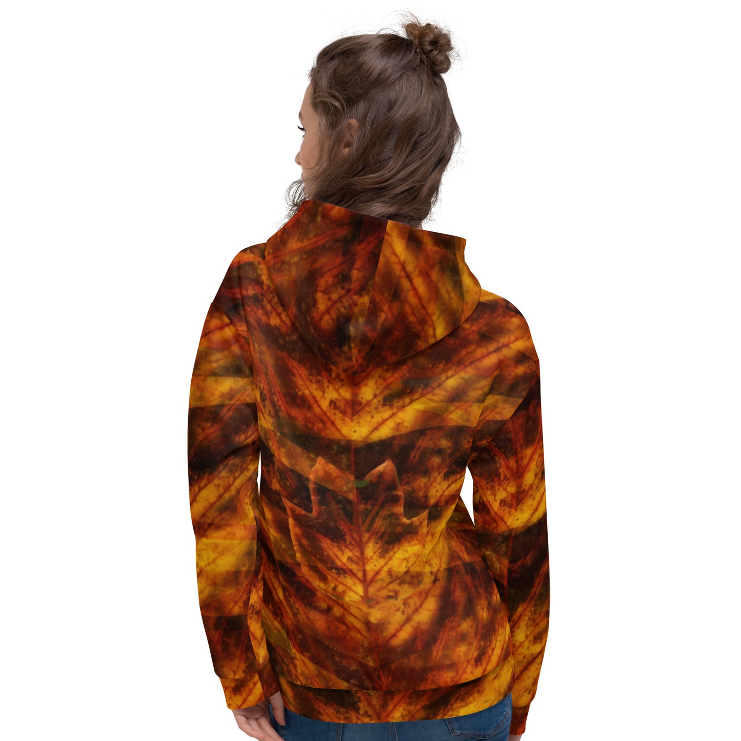 Sweat à capuche Femme "Red Fall"