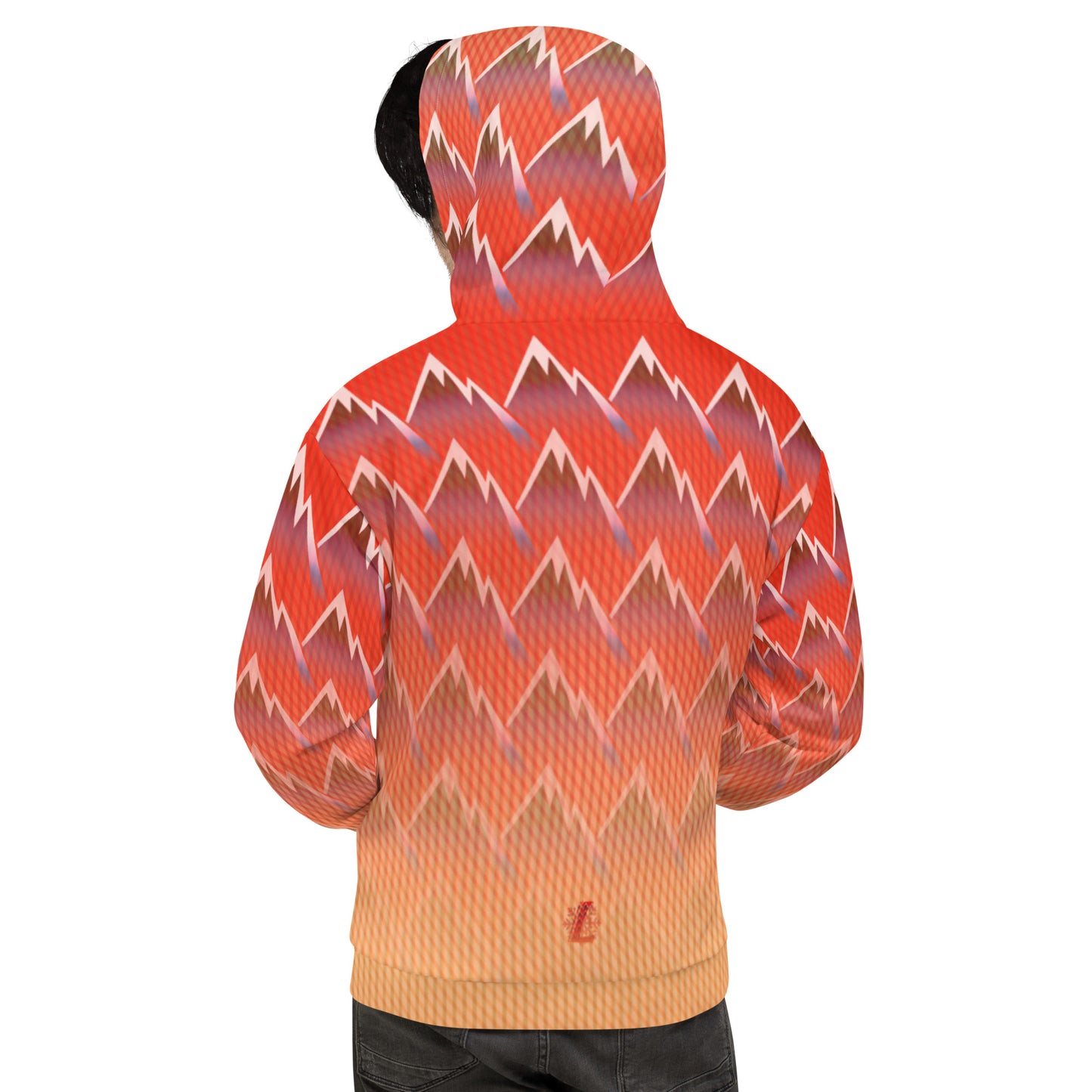 Sweat à capuche Homme "Mountain Sunset"
