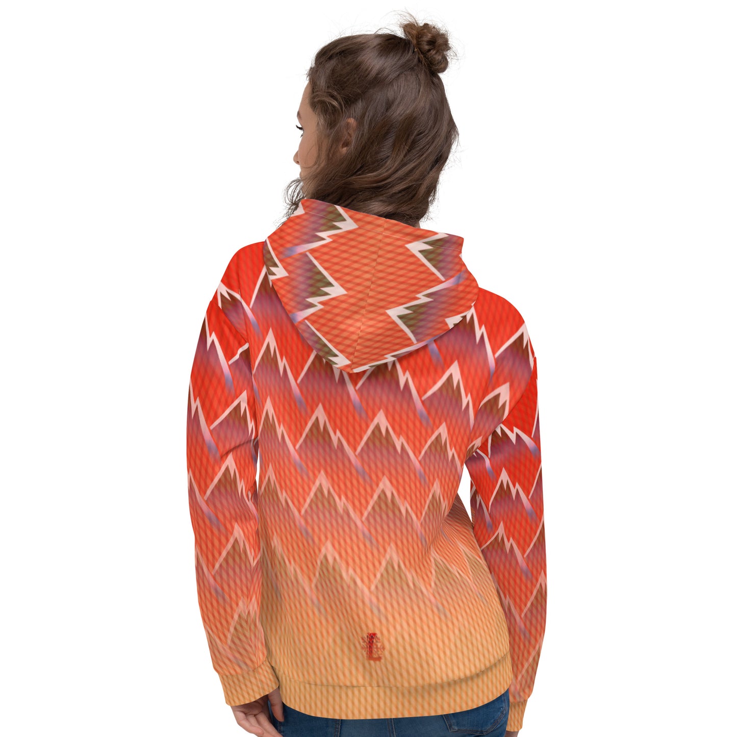 Sweat à capuche Femme "Mountain Sunset"