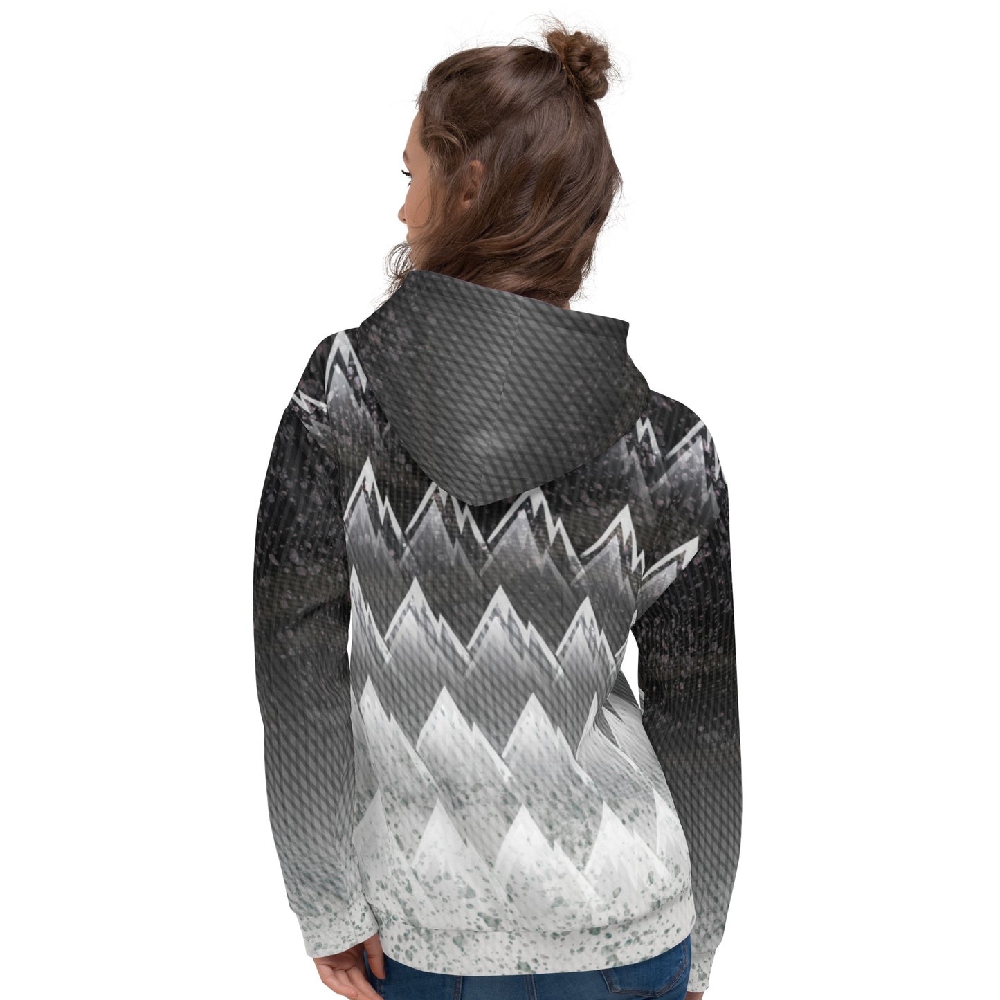 Sweat à capuche Femme "Black & White"
