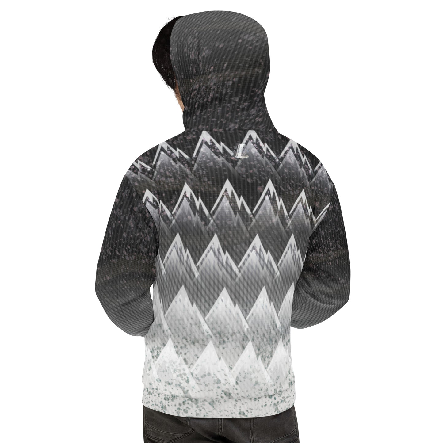 Sweat à capuche Homme "Black & White"