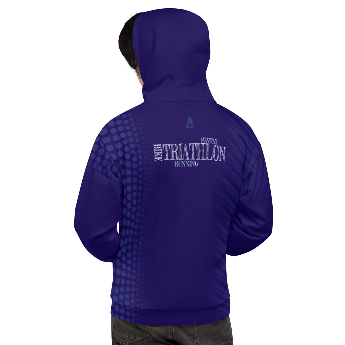 Sweat à Capuche Unisexe "Tri Blue"