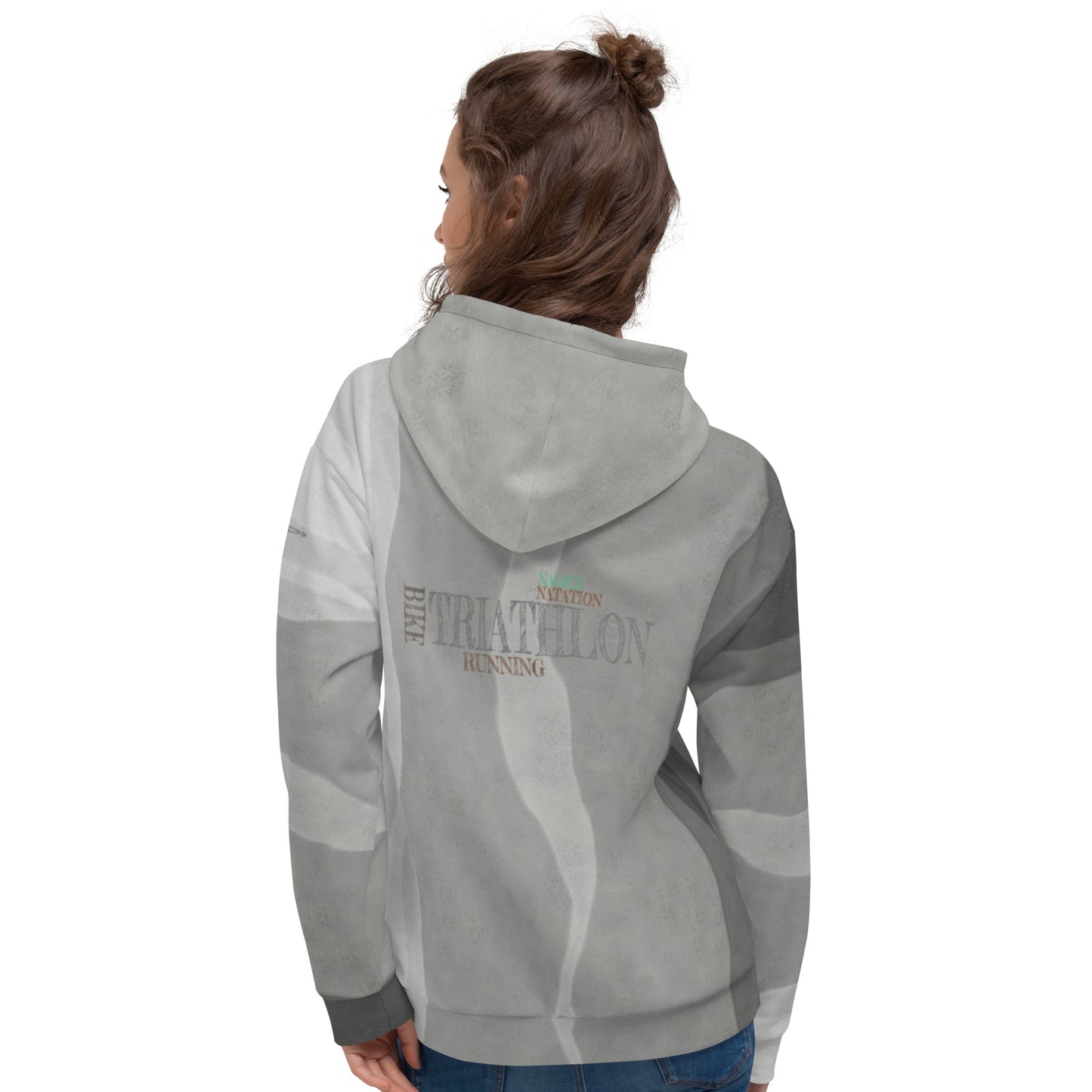 Sweat à Capuche Unisexe "Tri Gris"