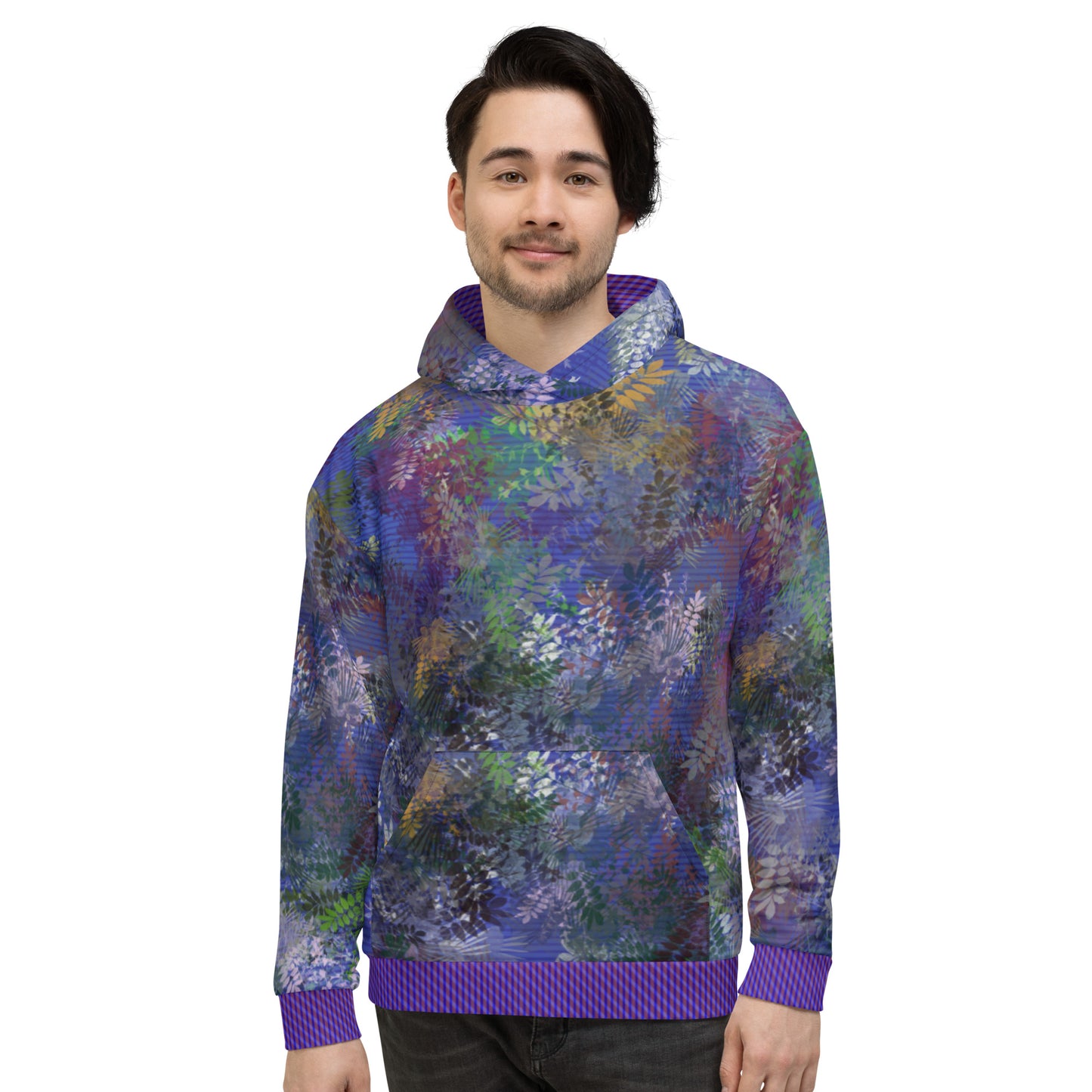 Sweat à capuche "Wisteria blue"