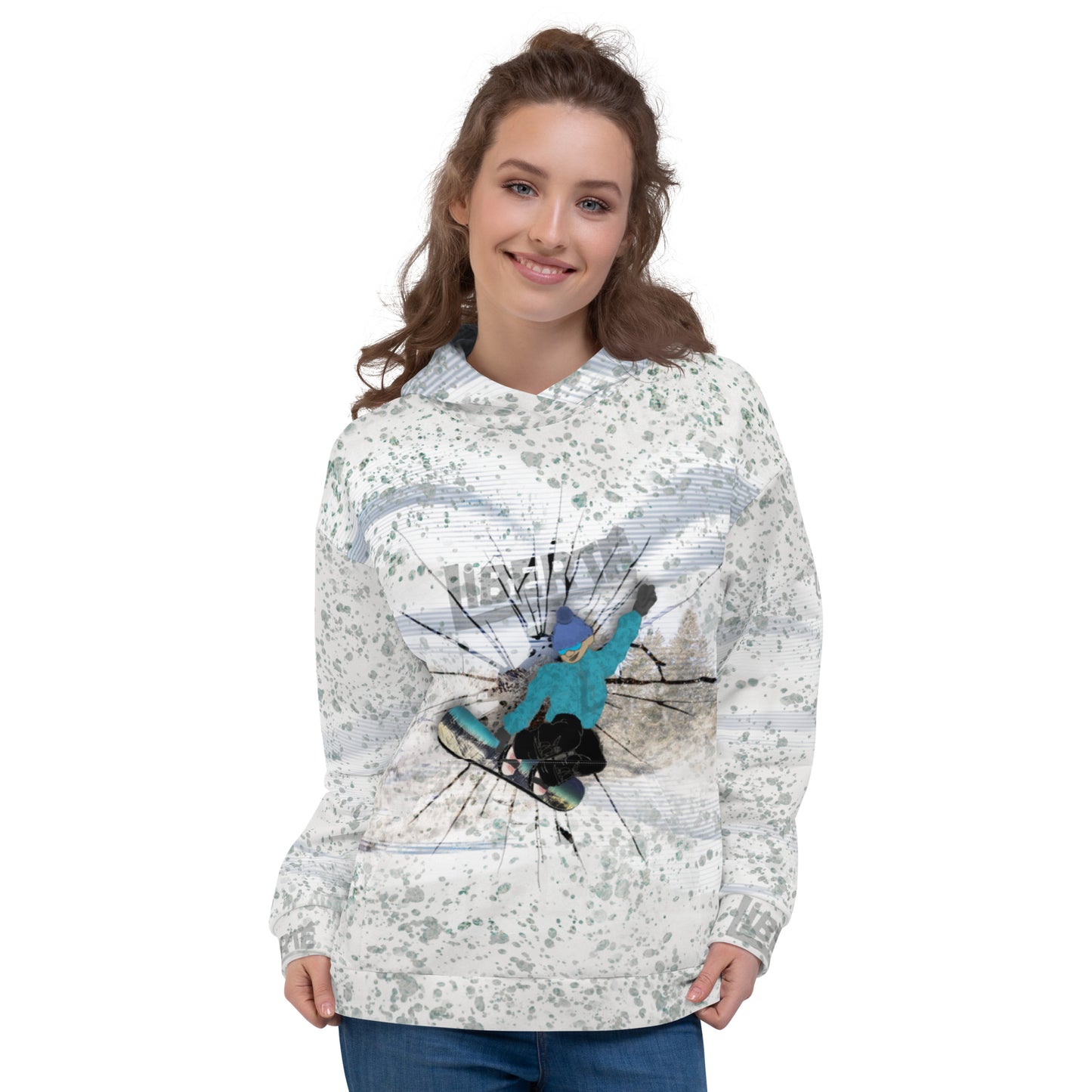 Sweat à capuche "Snowboard Fun"