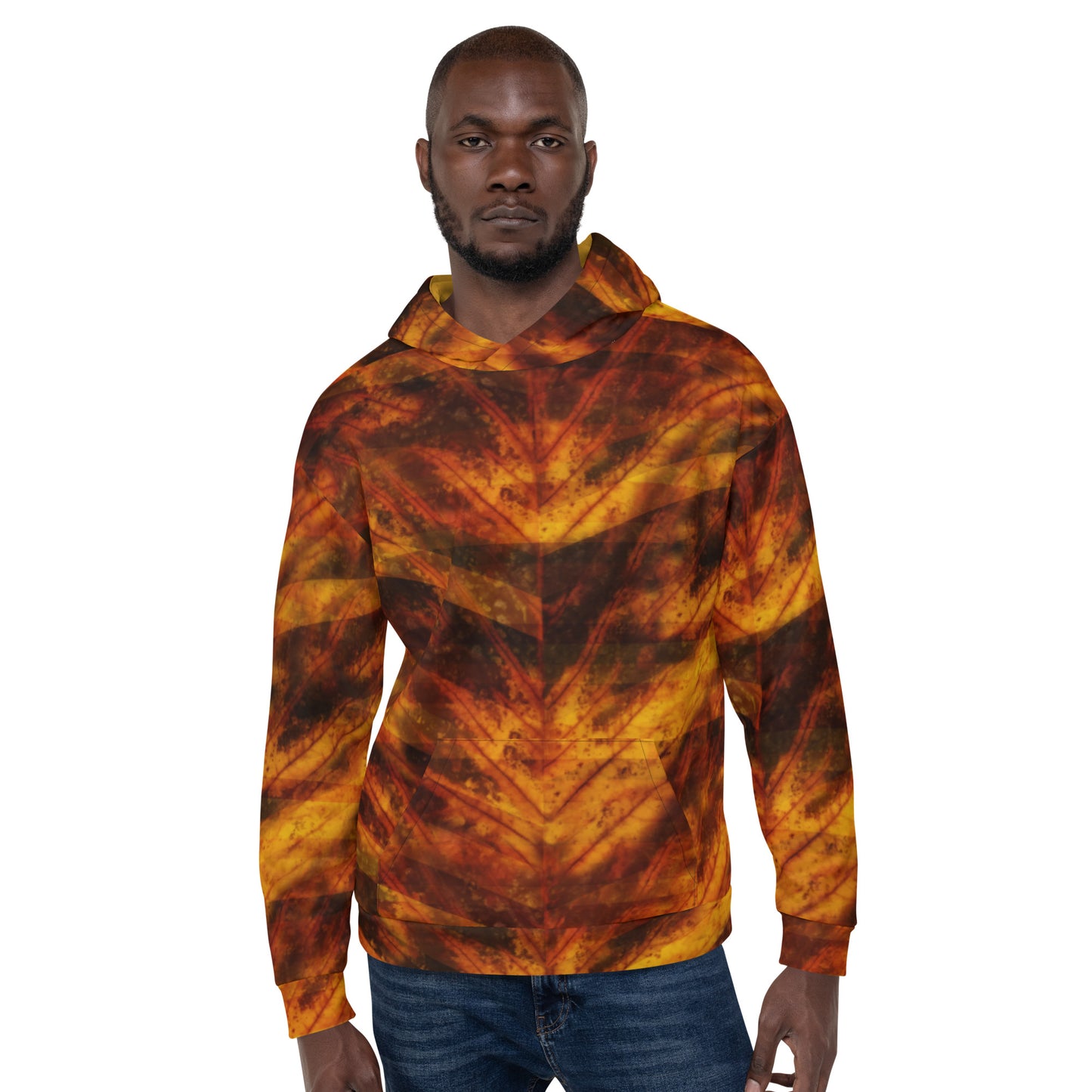 Sweat à capuche Homme "Red Fall"