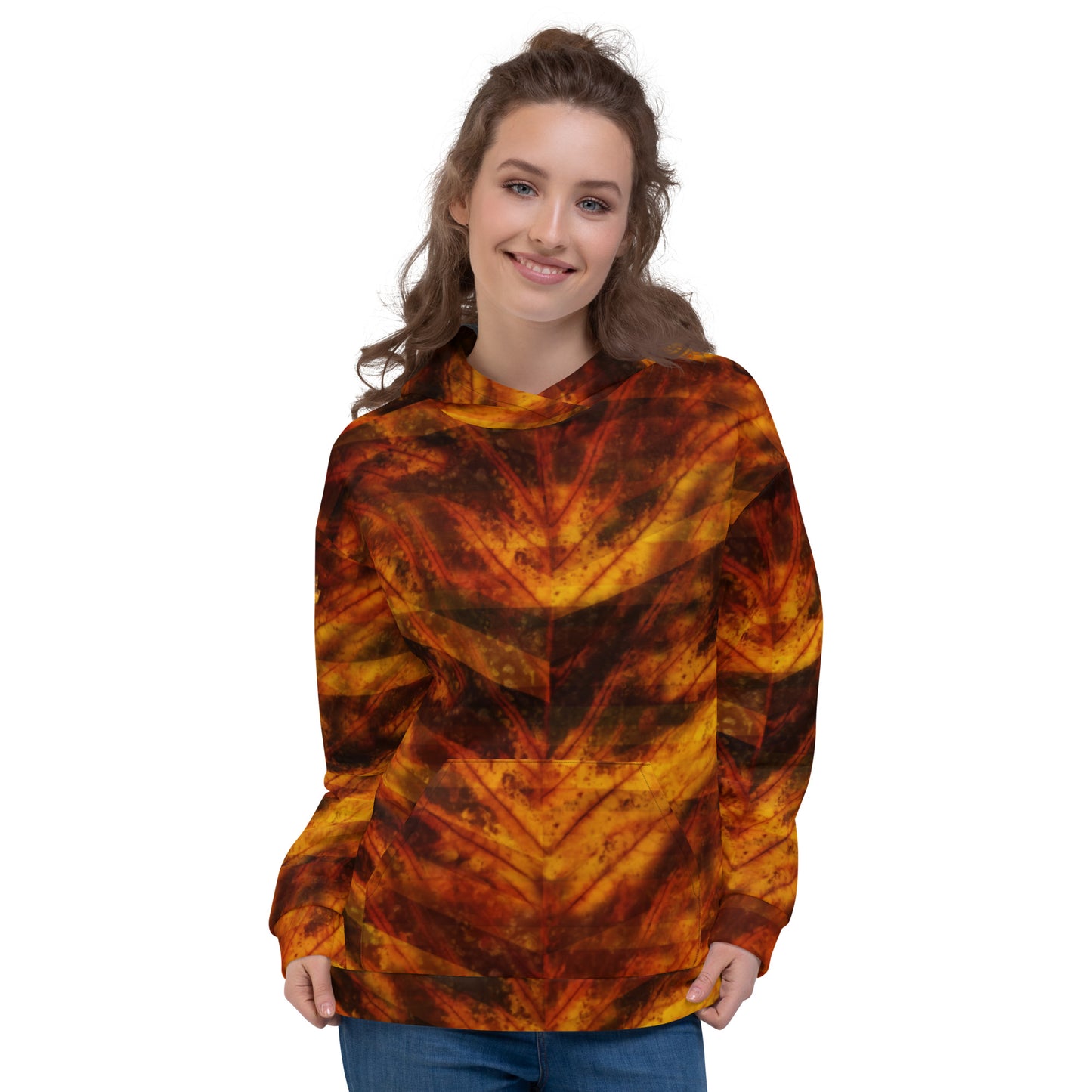 Sweat à capuche Femme "Red Fall"