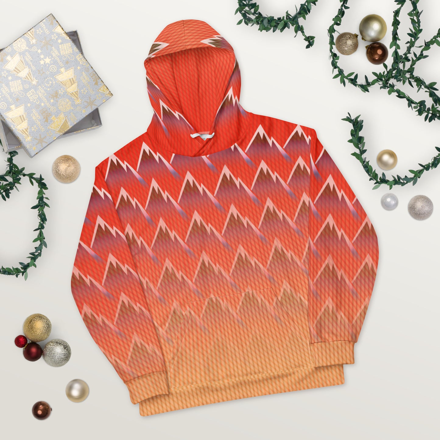 Sweat à capuche Femme "Mountain Sunset"