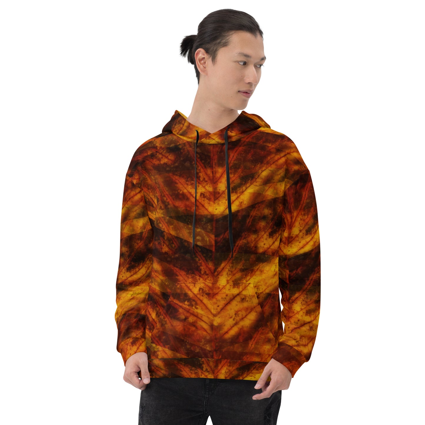 Sweat à capuche Homme "Red Fall"