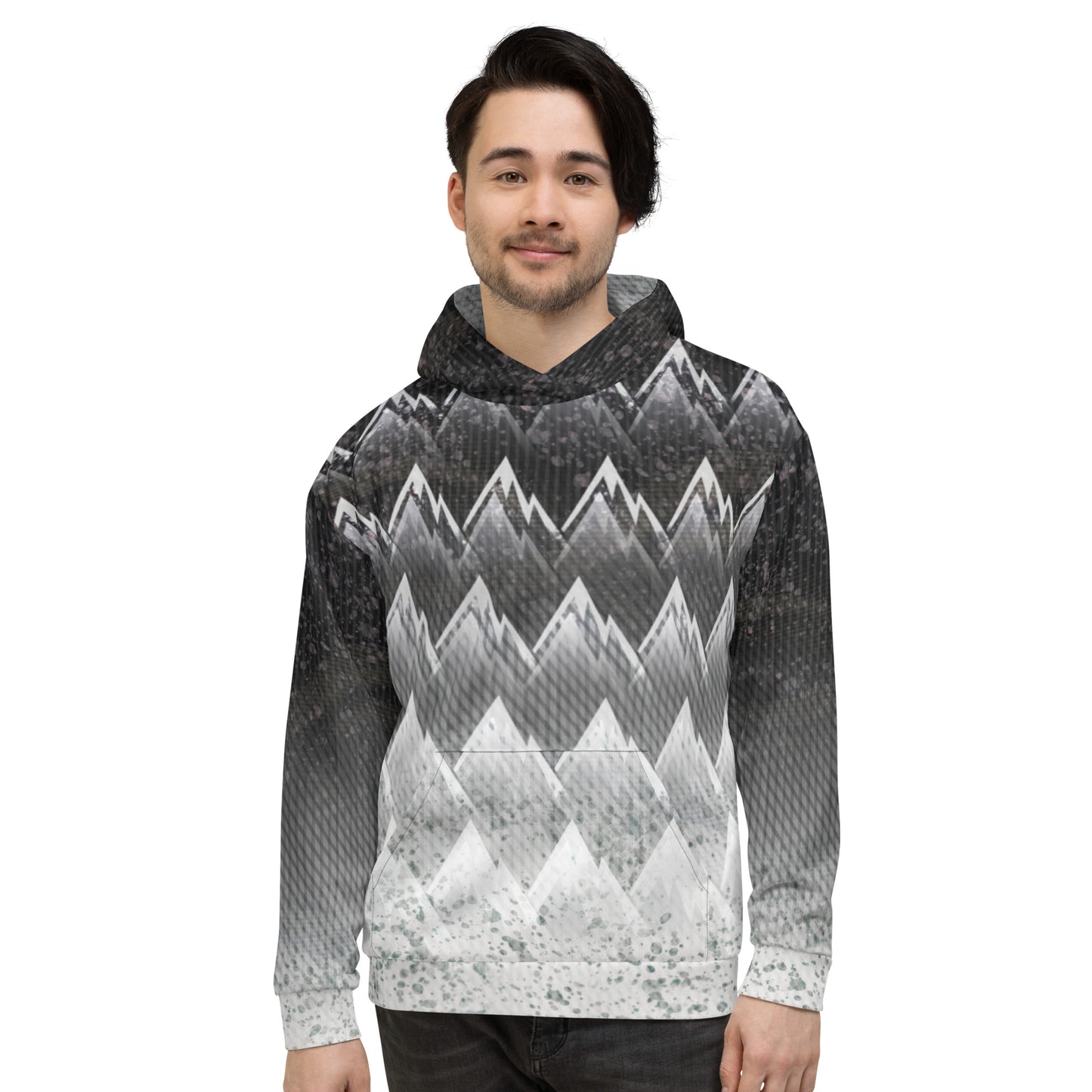 Sweat à capuche Homme "Black & White"