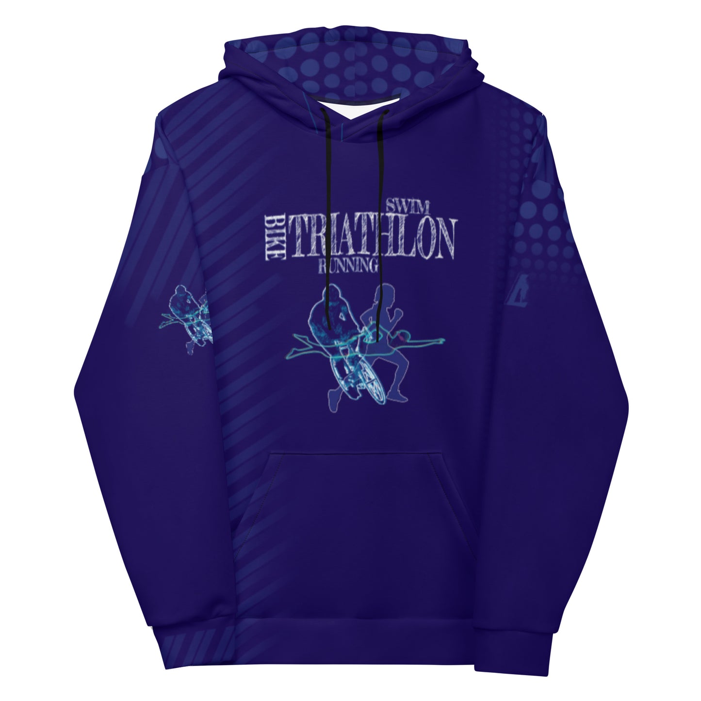 Sweat à Capuche Unisexe "Tri Blue"