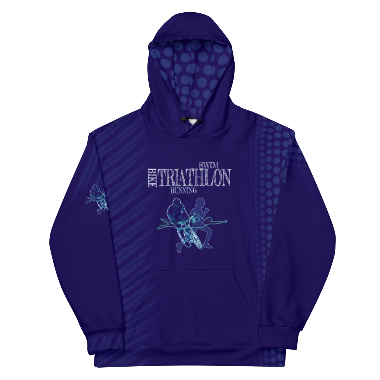 Sweat à Capuche Unisexe "Tri Blue"