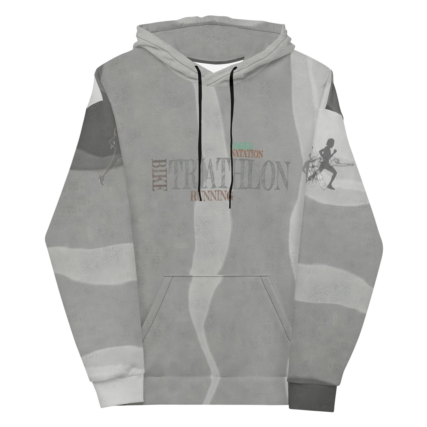 Sweat à Capuche Unisexe "Tri Gris"
