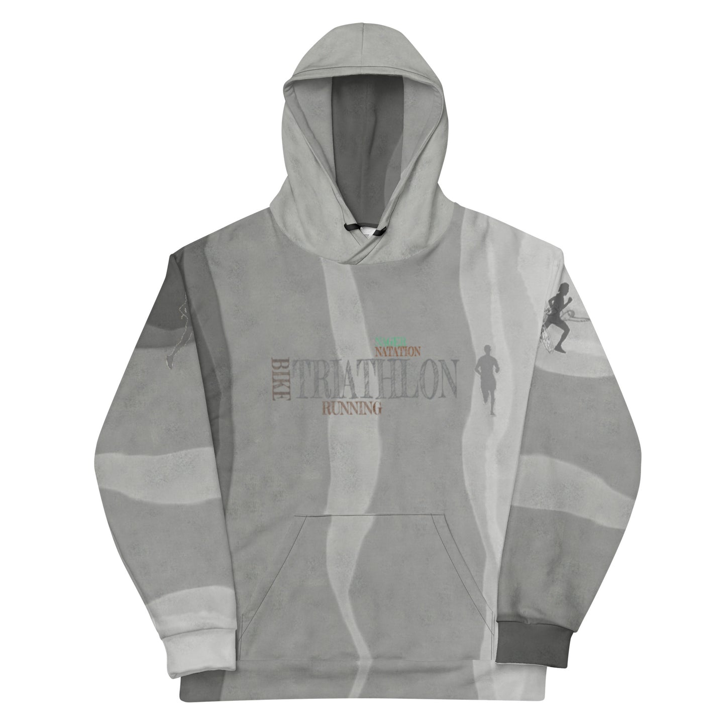 Sweat à Capuche Unisexe "Tri Gris"