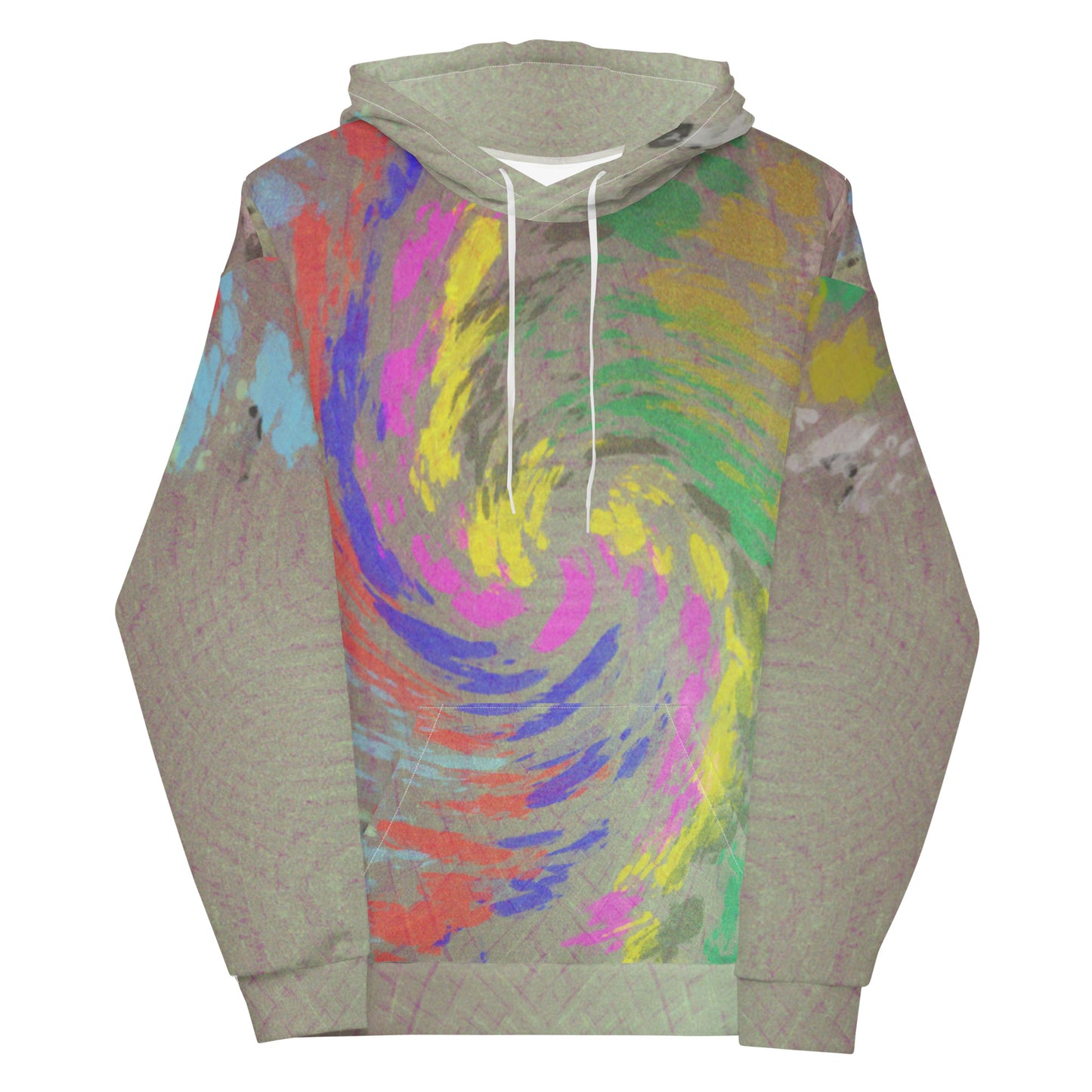 Sweat à Capuche Unisexe "Spring Cyclone Paint "
