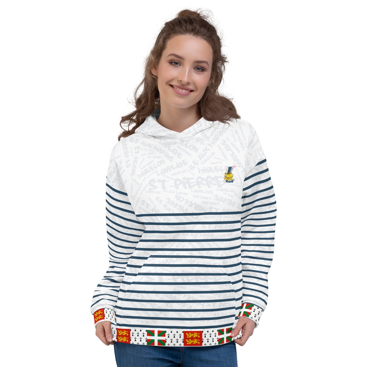 Sweat à capuche unisexe "St Pierre et Miquelon"