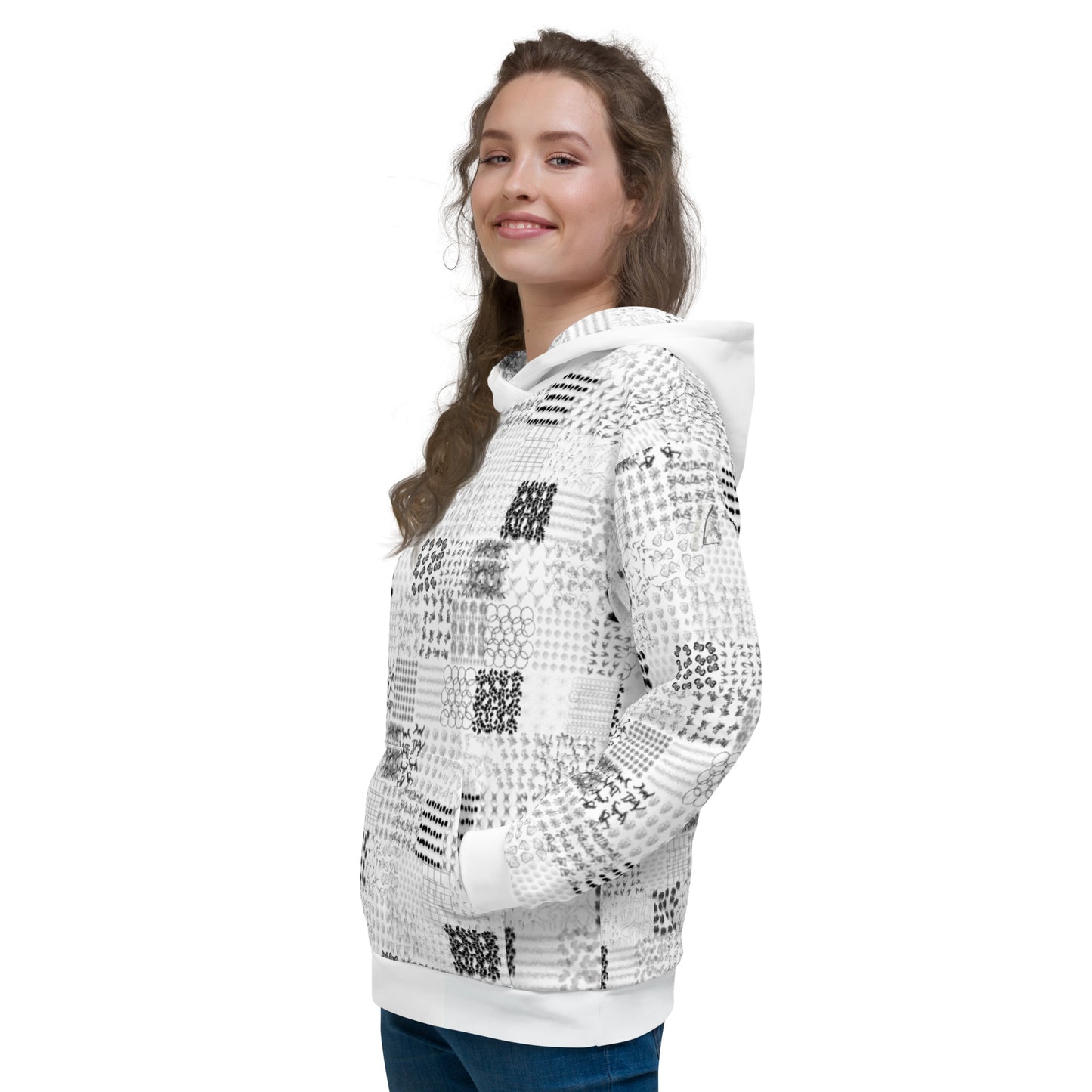 Sweat à capuche Femme "Délire Hivernal"