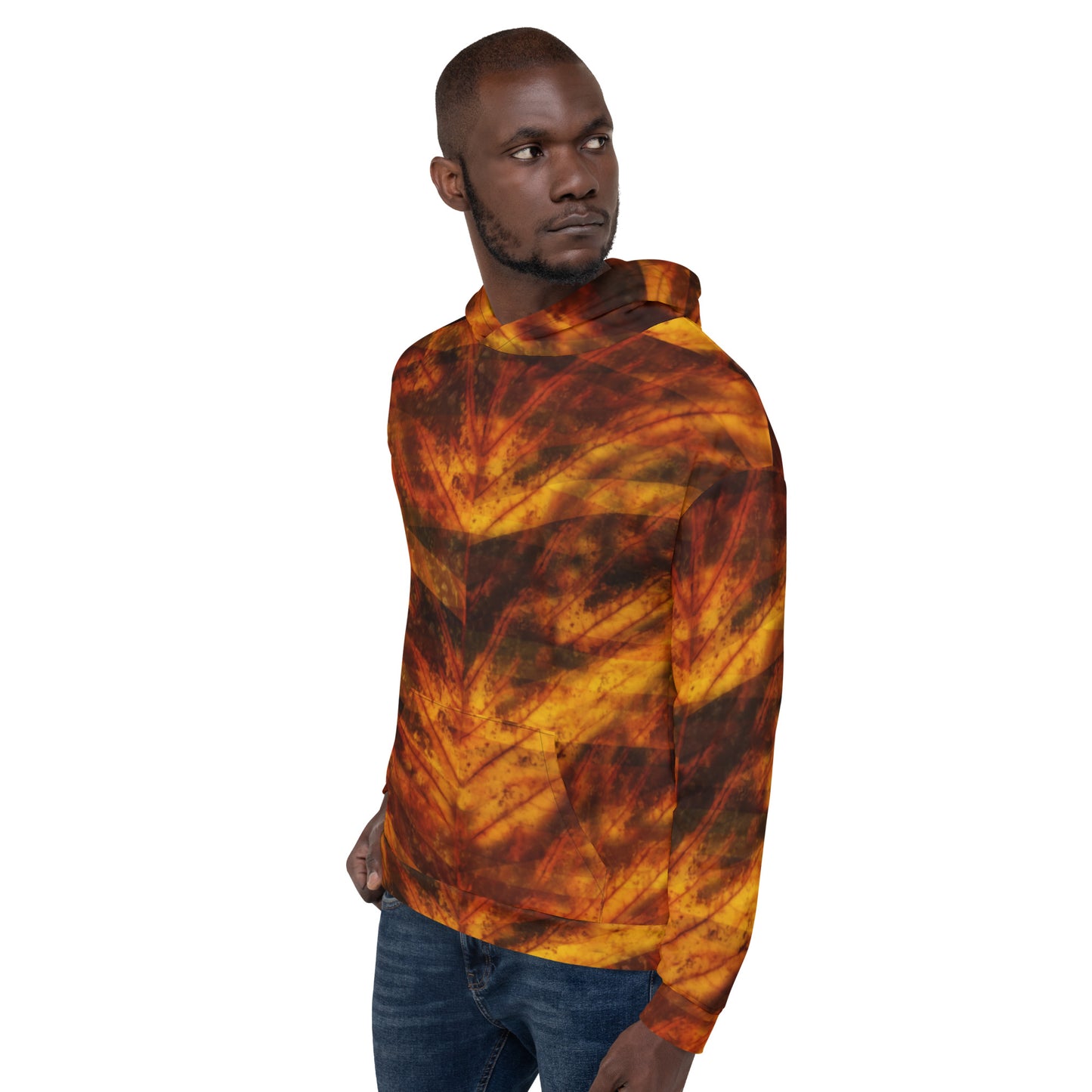 Sweat à capuche Homme "Red Fall"