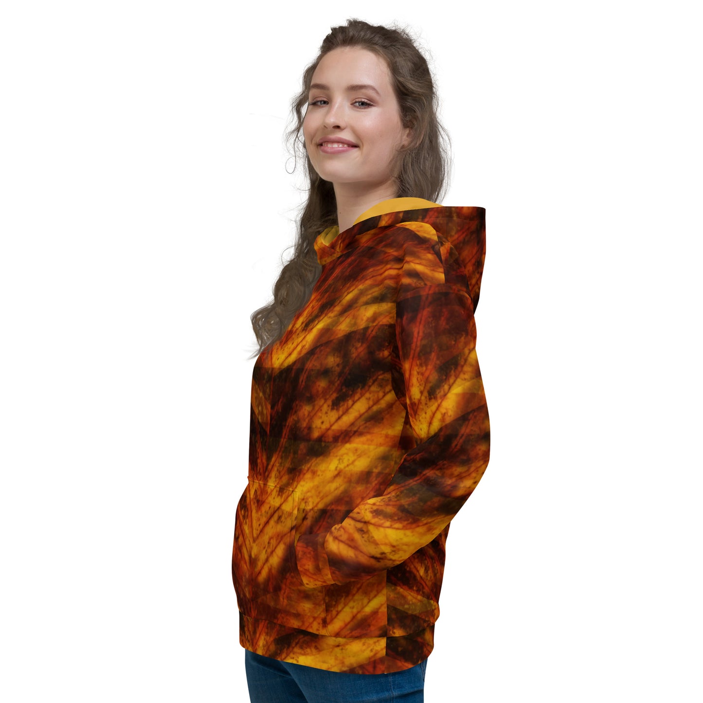 Sweat à capuche Femme "Red Fall"