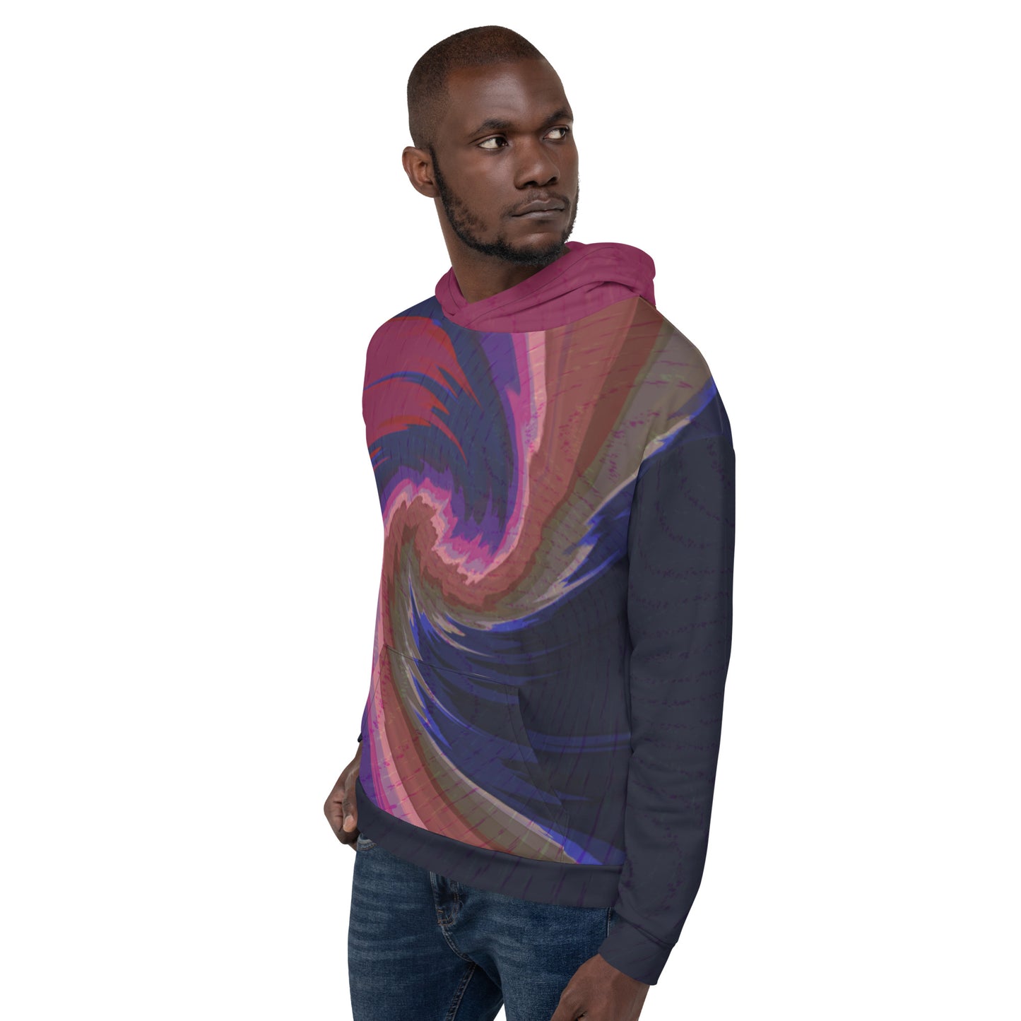 Sweat à Capuche Unisexe "Spring cyclone Multicolore"