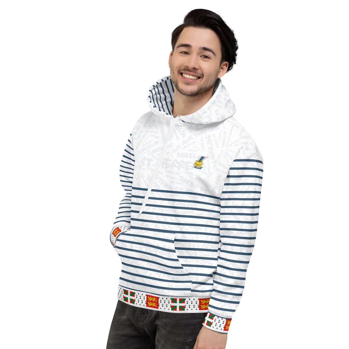 Sweat à capuche unisexe "St Pierre et Miquelon"