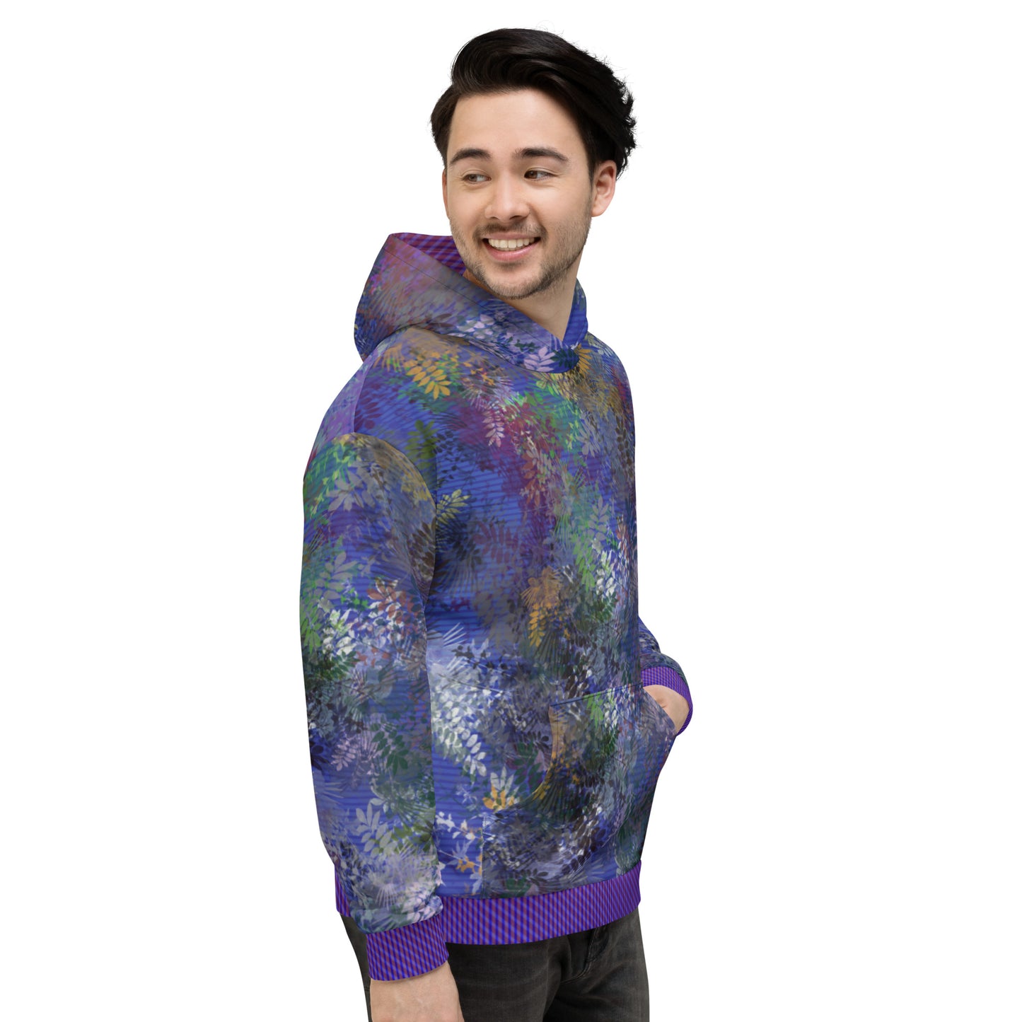 Sweat à capuche "Wisteria blue"
