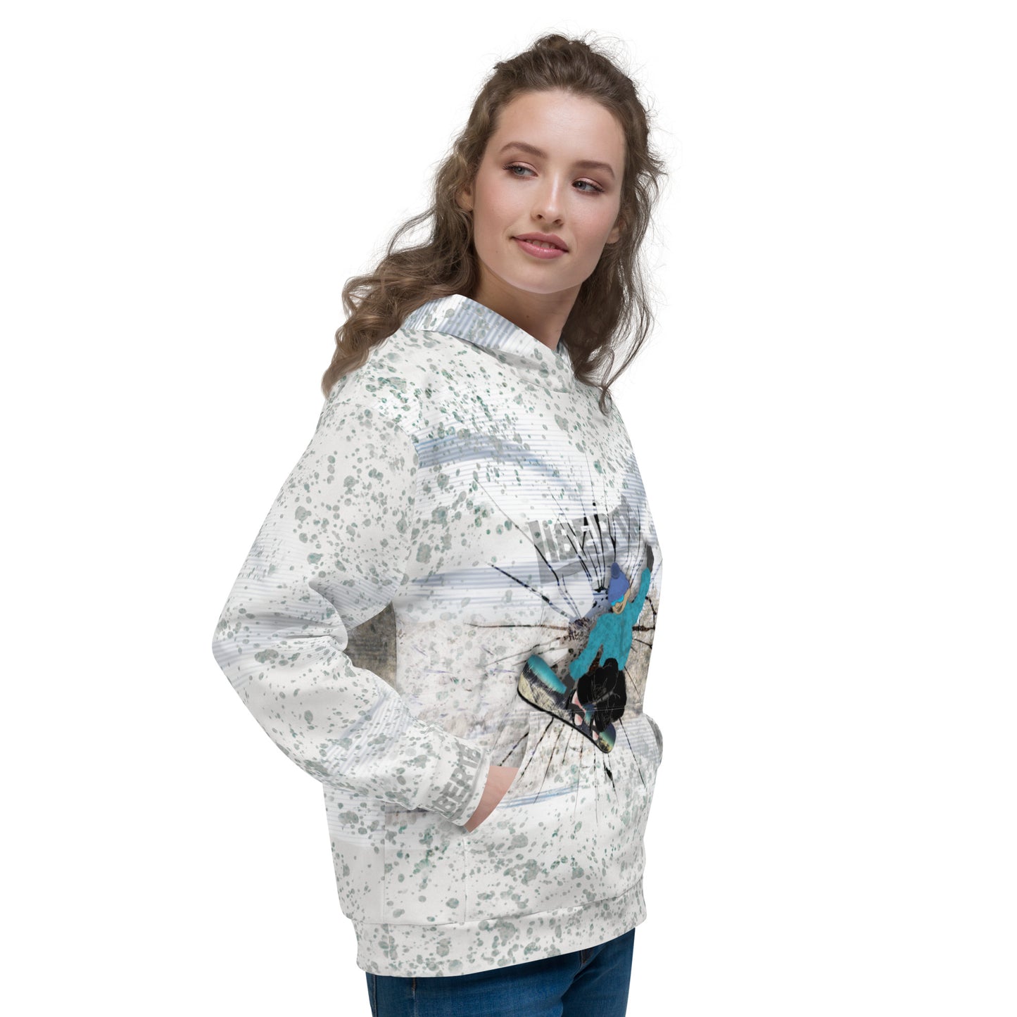 Sweat à capuche "Snowboard Fun"
