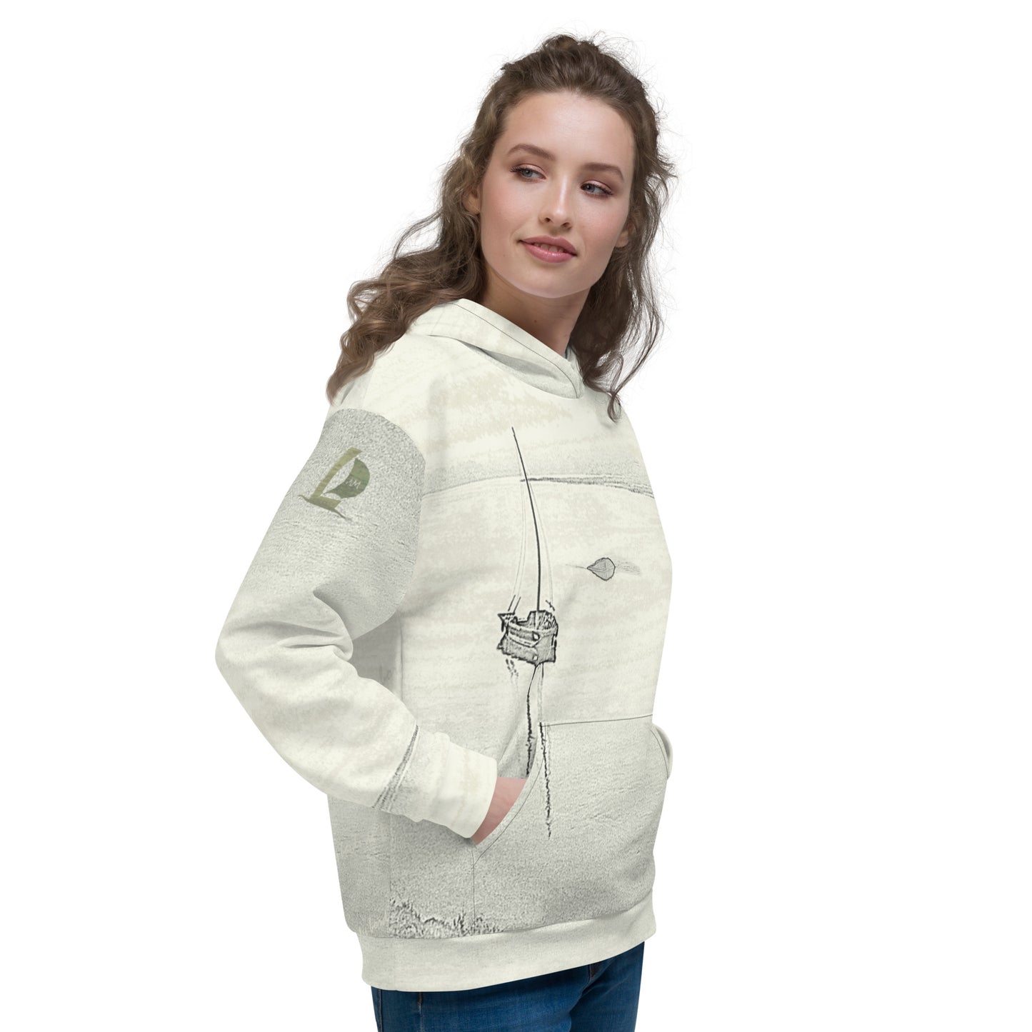 Sweat à capuche "Bateau de Loire"