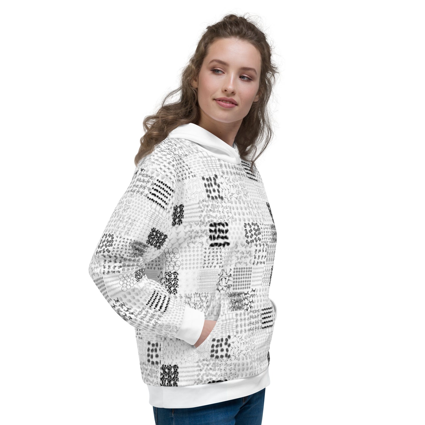 Sweat à capuche Femme "Délire Hivernal"