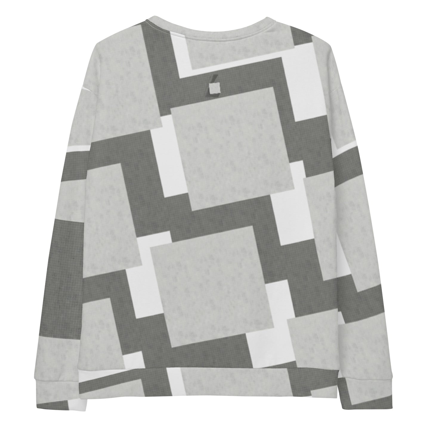 Sweat-Shirt Unisexe "Carreaux Gris"