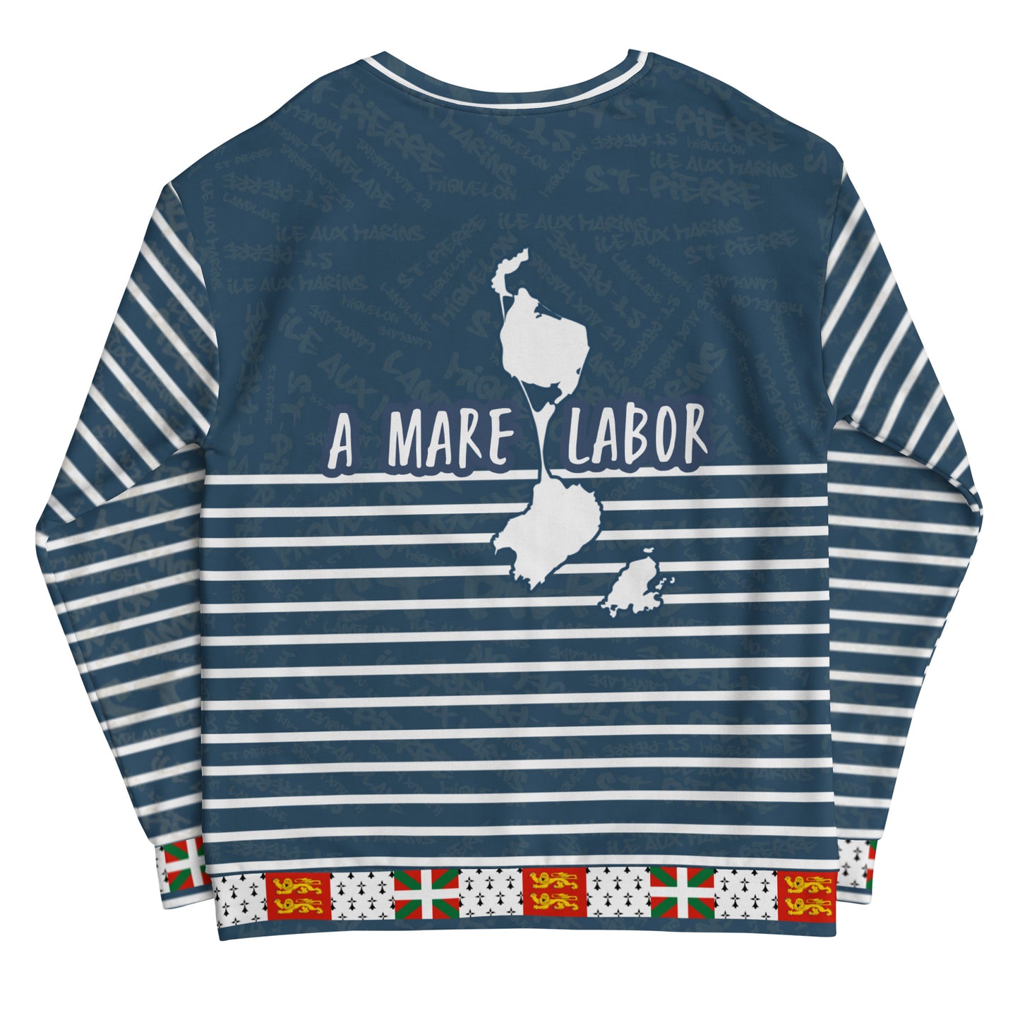 Sweat-shirt unisexe "St Pierre et Miquelon Blue"