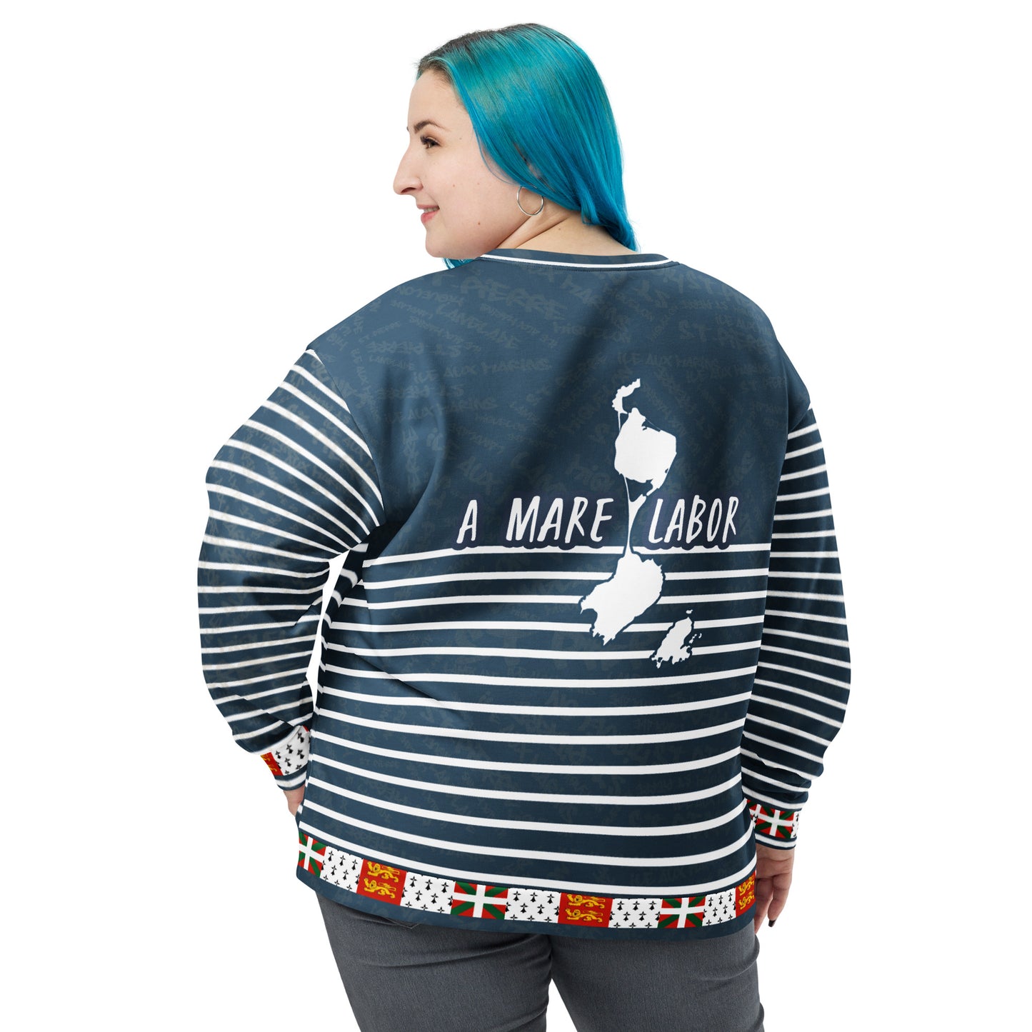 Sweat-shirt unisexe "St Pierre et Miquelon Blue"