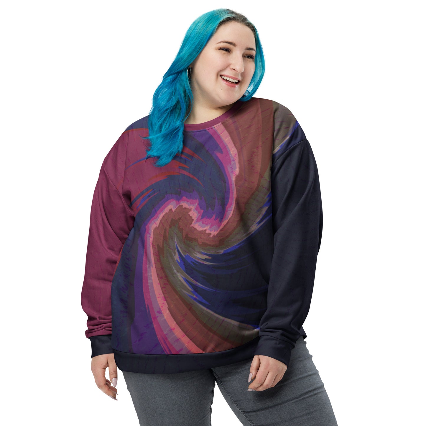 Sweat-Shirt Unisexe "Spring cyclone Multicolore"