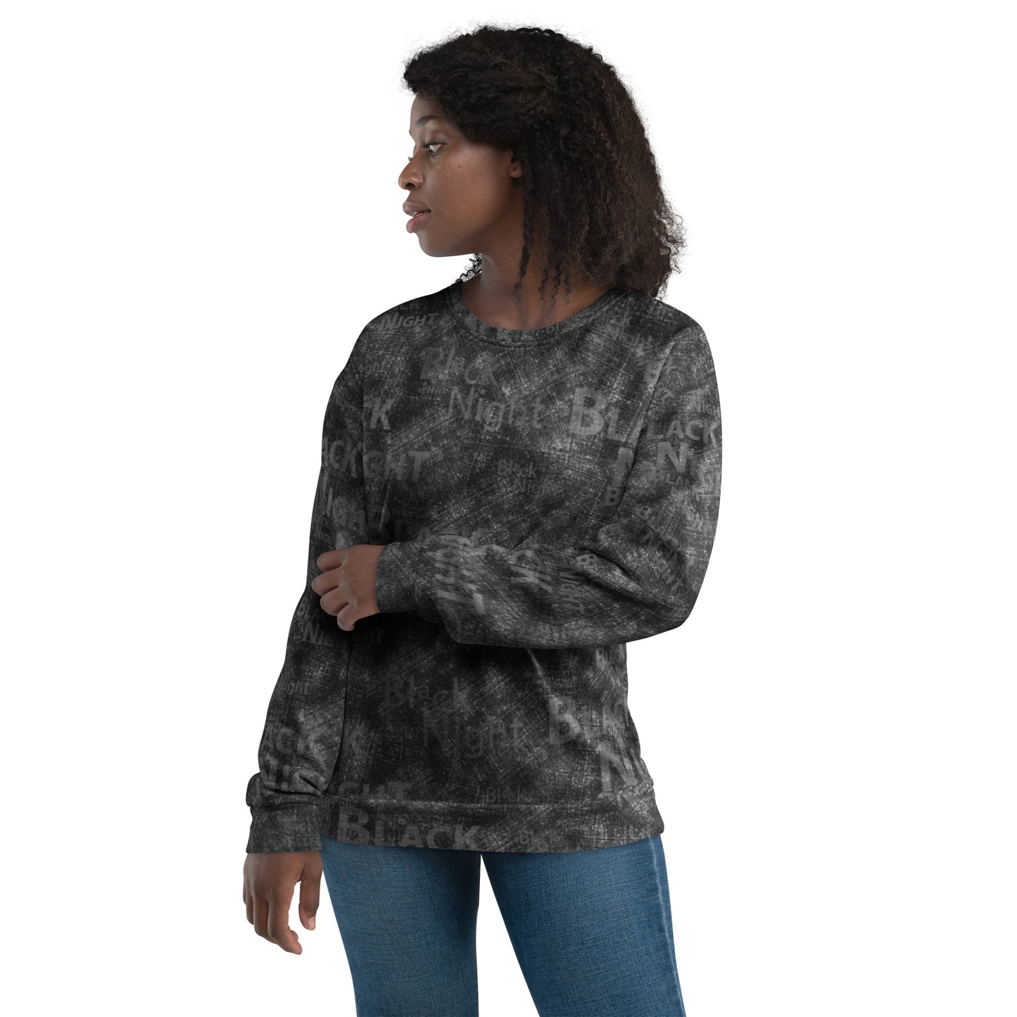 Sweat-Shirt Unisexe "Spring Black Night"