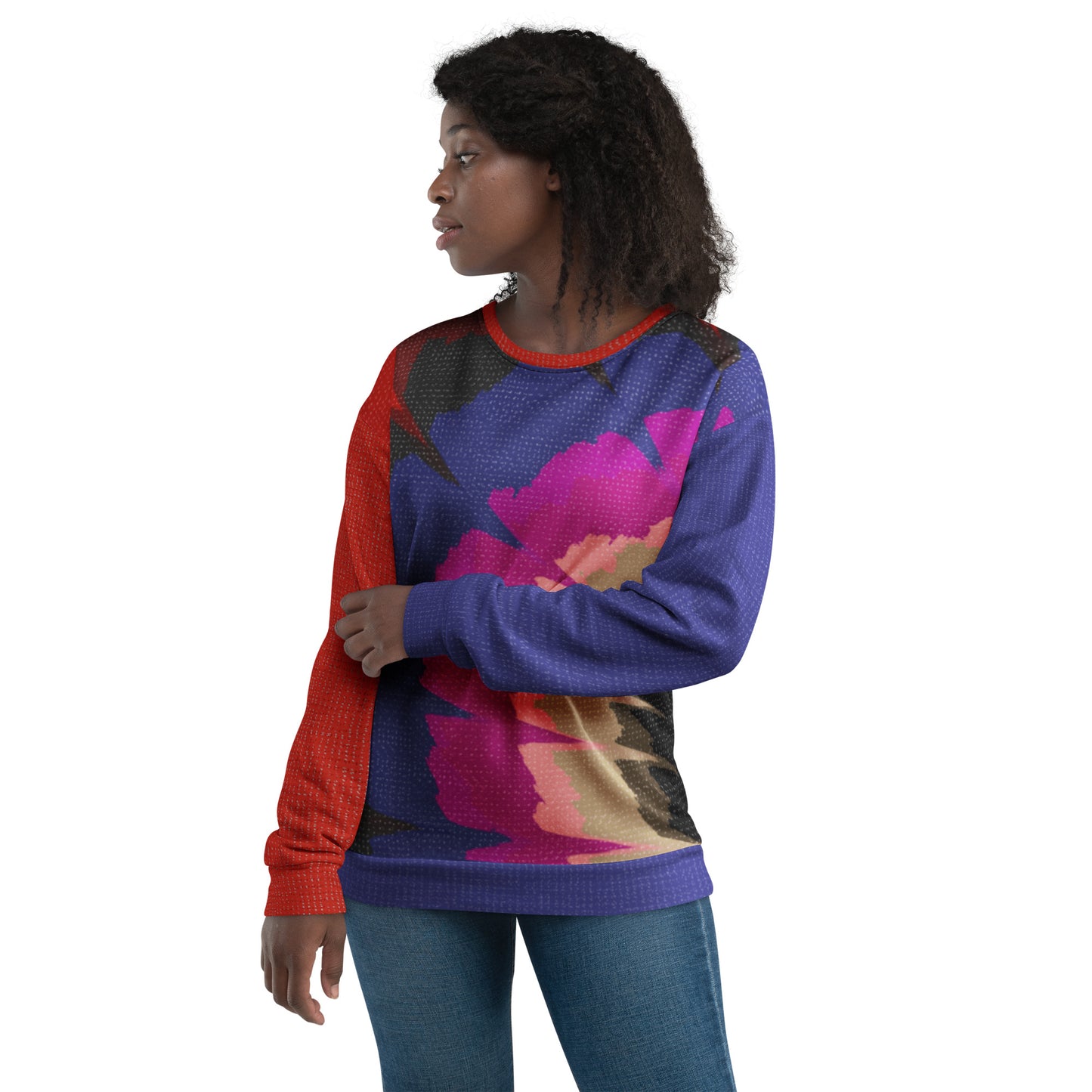 Sweat-Shirt Unisexe "Spring Painted Flower"