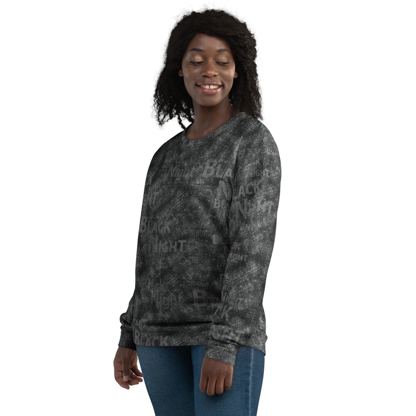 Sweat-Shirt Unisexe "Spring Black Night"