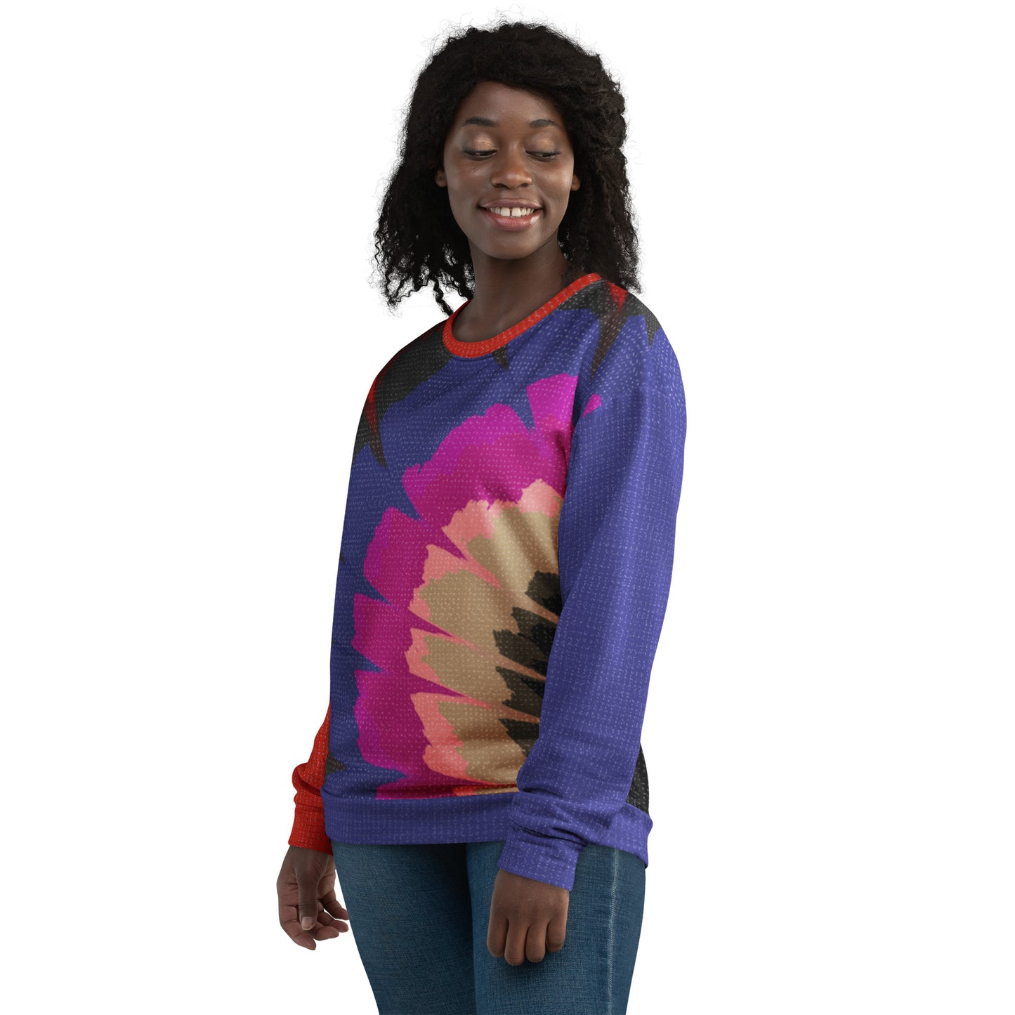 Sweat-Shirt Unisexe "Spring Painted Flower"