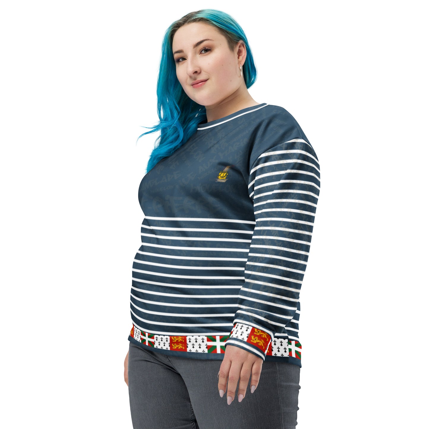 Sweat-shirt unisexe "St Pierre et Miquelon Blue"