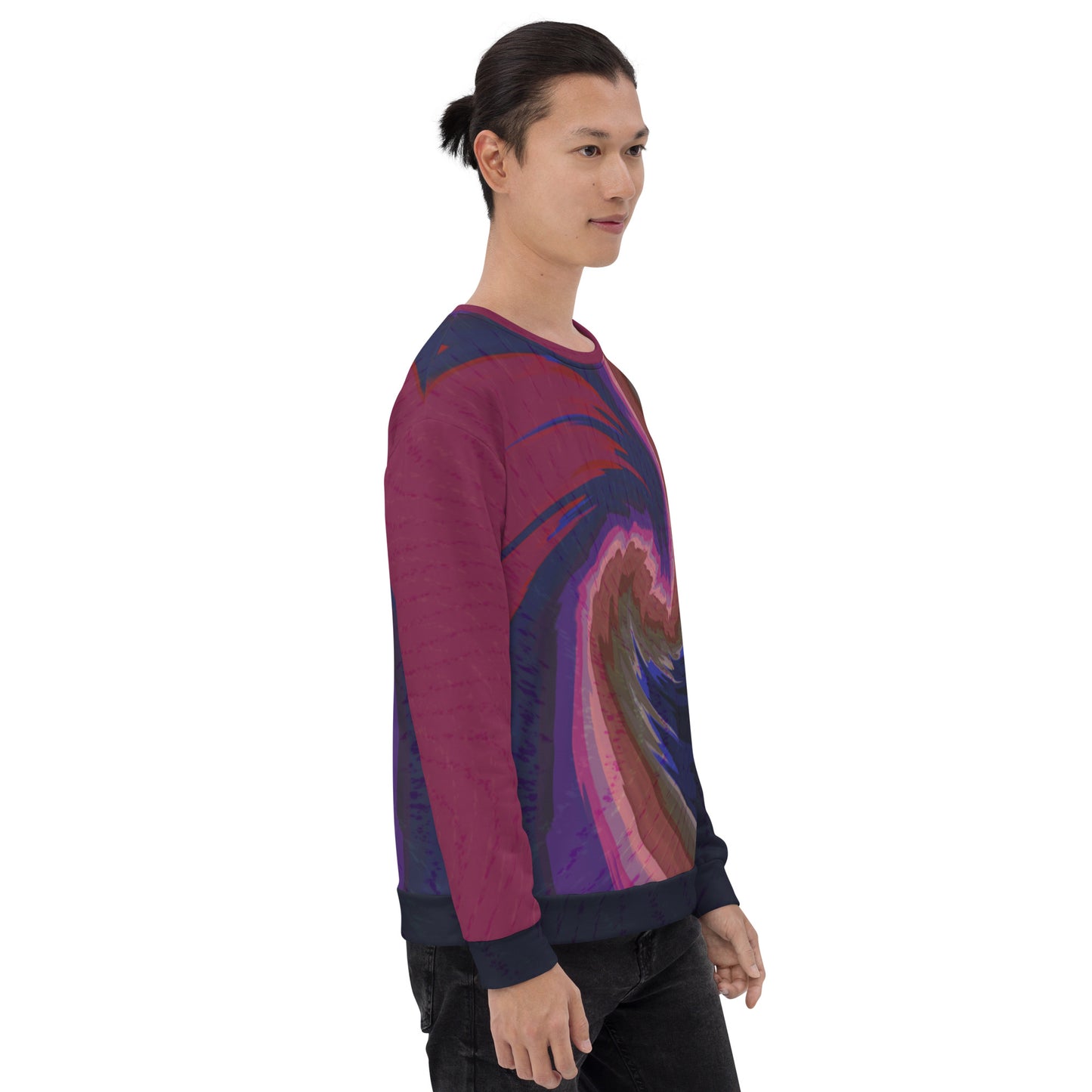 Sweat-Shirt Unisexe "Spring cyclone Multicolore"