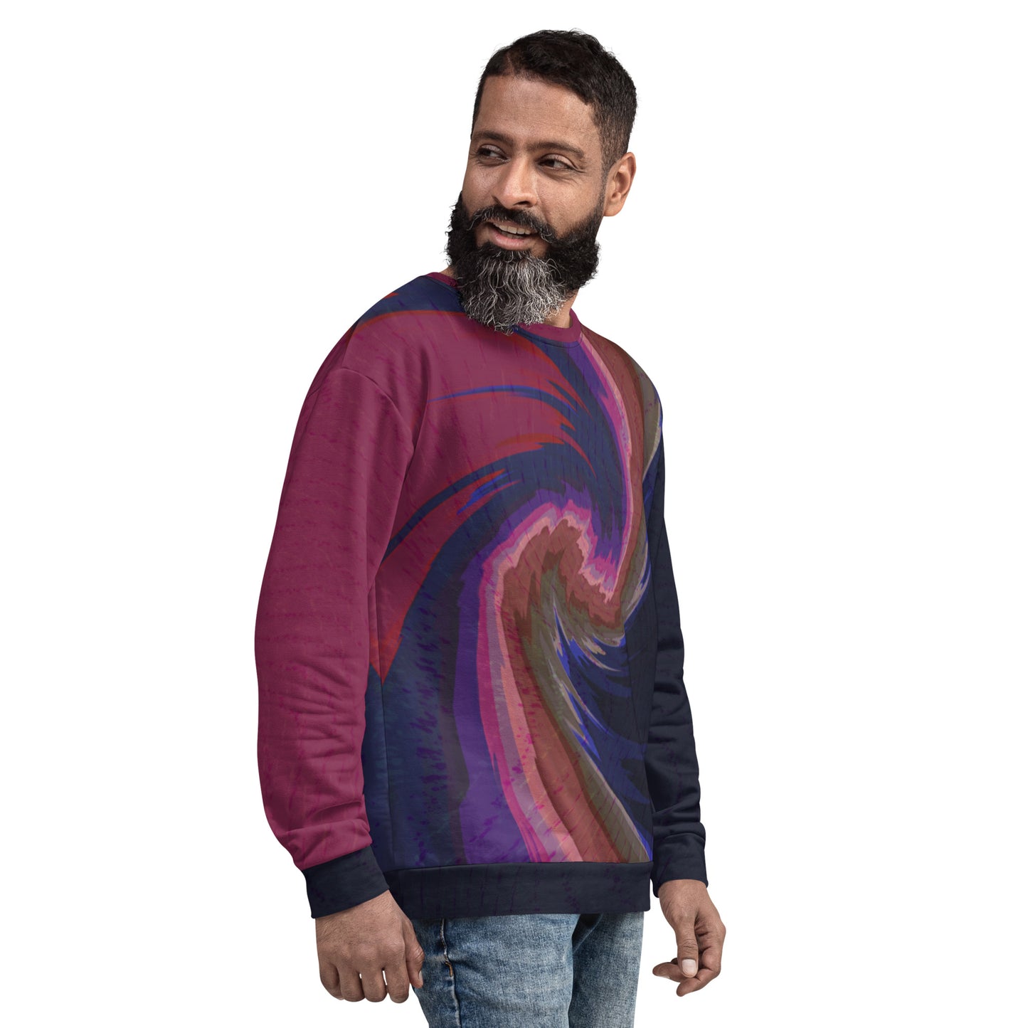 Sweat-Shirt Unisexe "Spring cyclone Multicolore"