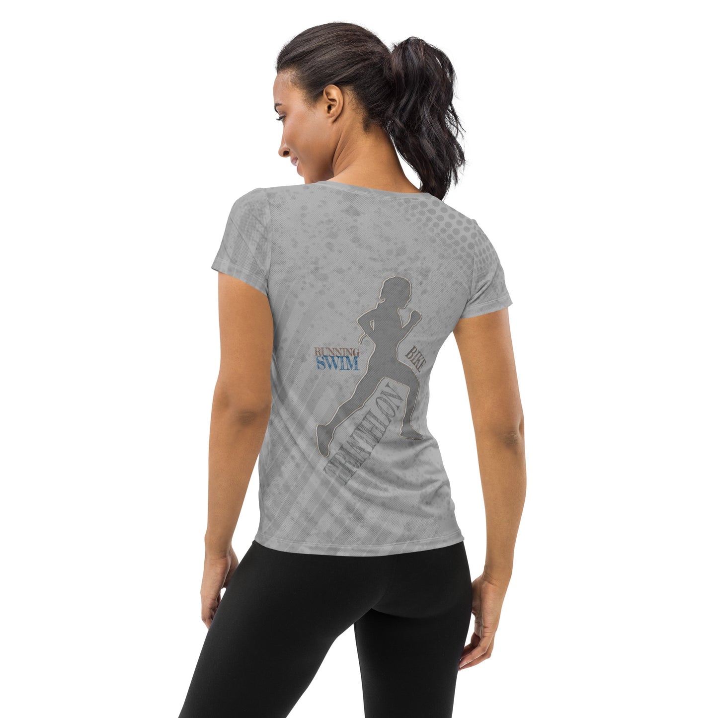 T-shirt de sport "Tri gris"