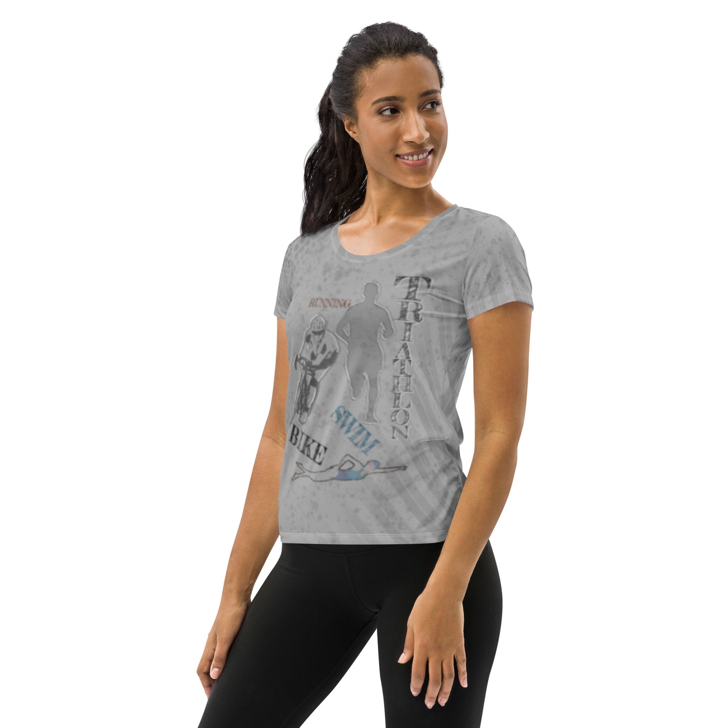 T-shirt de sport "Tri gris"
