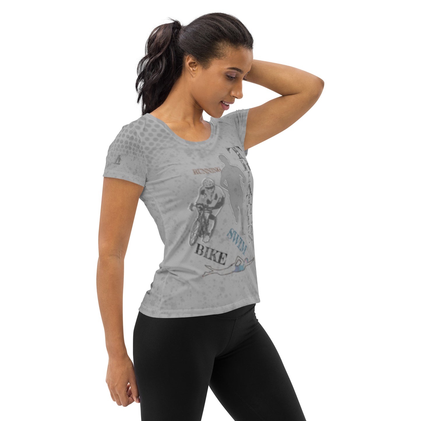 T-shirt de sport "Tri gris"