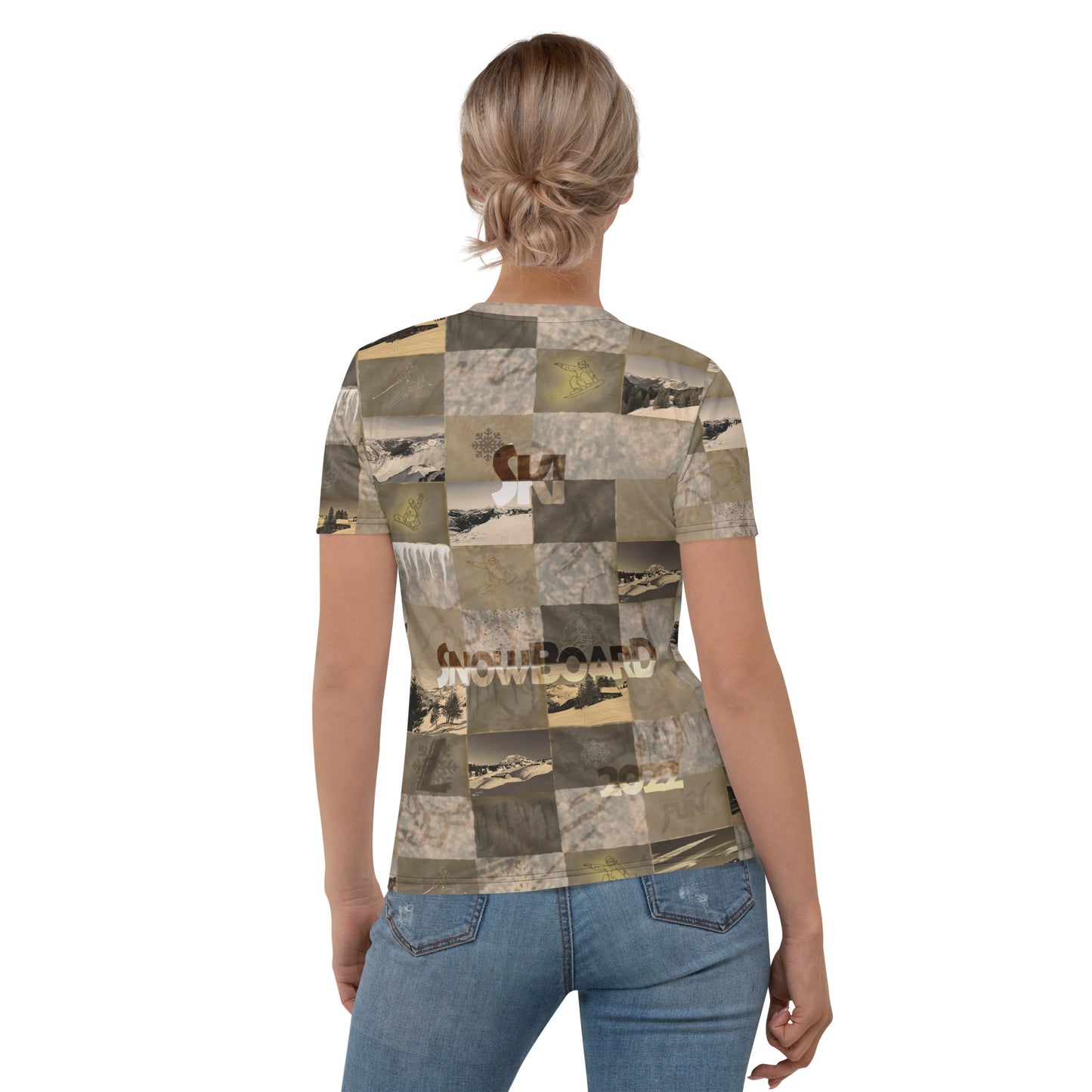 T-shirt Femme "Patchwork Mountain"
