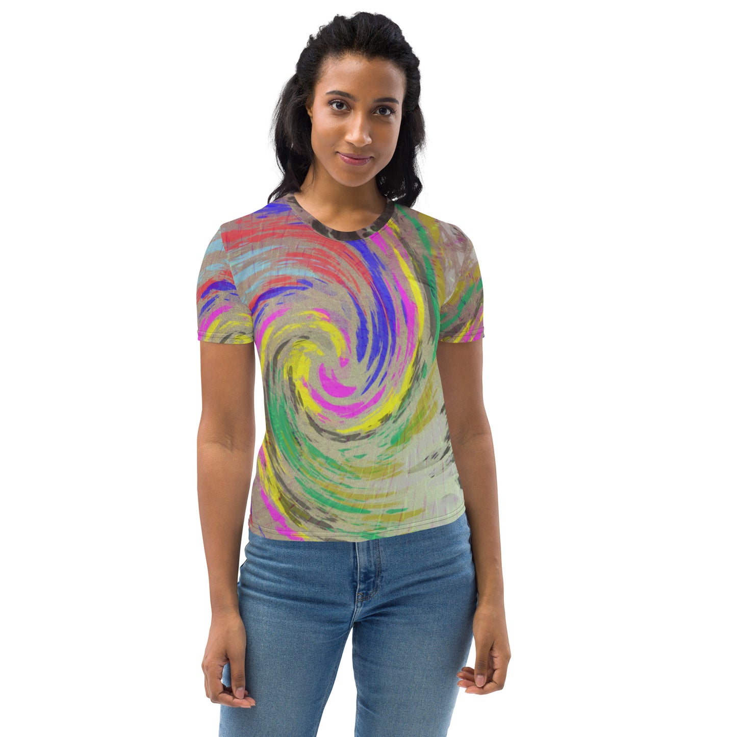 T-shirt Femme "Spring cyclone Paint"