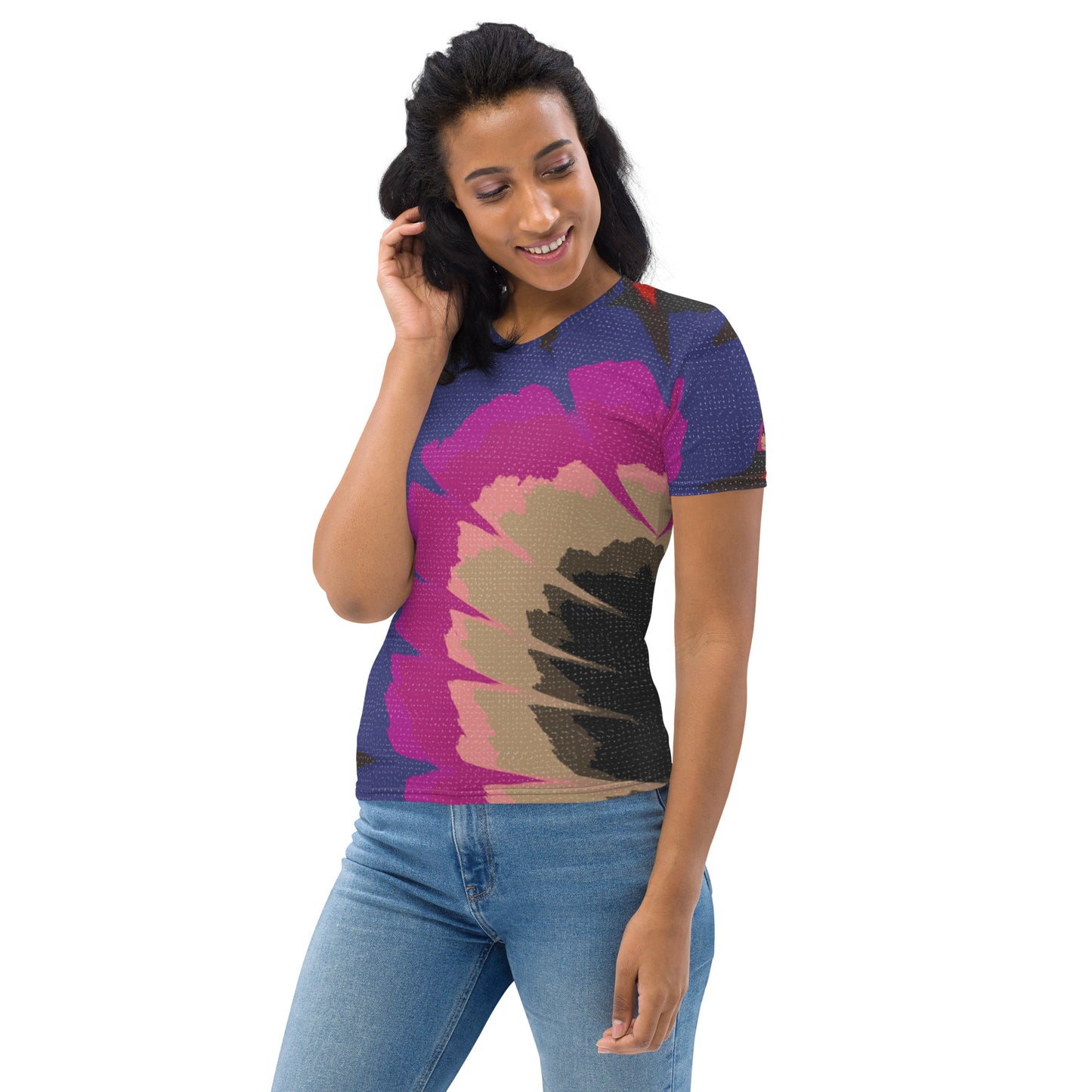 T-shirt pour Femme "Spring flowers Multicolore"