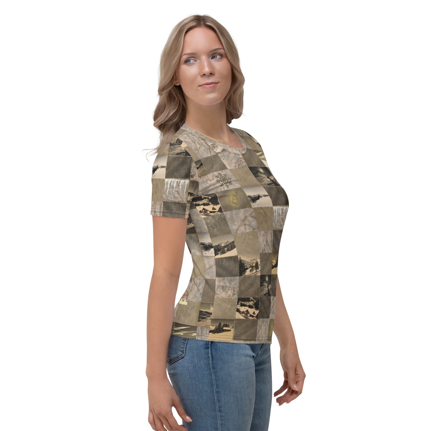 T-shirt Femme "Patchwork Mountain"