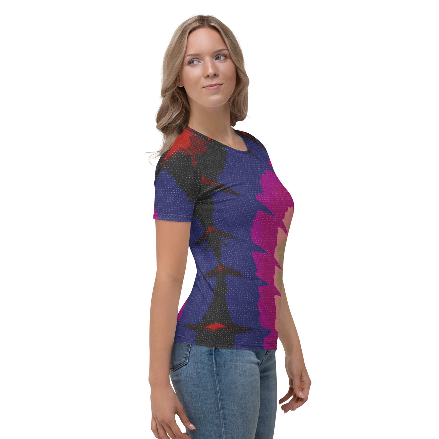 T-shirt pour Femme "Spring flowers Multicolore"