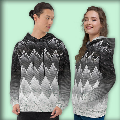 Sweat à capuche Homme "Black & White"